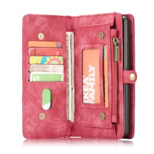 Caseme Vintage Samsung S22 Ultra Portemonnee hoesje - Rood 4