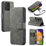 variatie Dg.ming Retro bookcase hoesje Samsung Galaxy A53 – Grijs