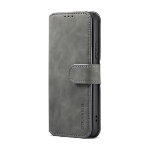 Dg.ming Retro bookcase hoesje Samsung Galaxy A53 - Grijs 2