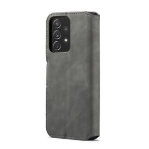 Dg.ming Retro bookcase hoesje Samsung Galaxy A53 - Grijs 3
