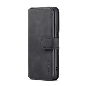 Dg.ming Retro bookcase hoesje Samsung Galaxy S22 - Zwart 2