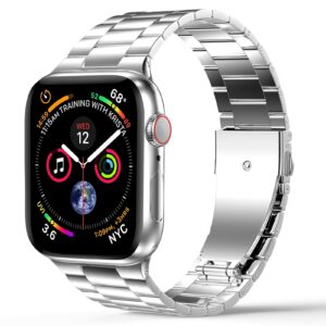 Dun metalen bandje Apple Watch 38-40-41mm – Zilver