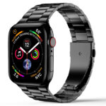 variatie Dun metalen bandje Apple Watch 38-40-41mm – Zwart