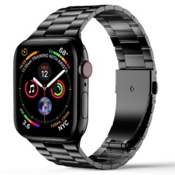 Dun metalen bandje Apple Watch 38-40-41mm - Zwart