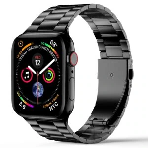 Dun metalen bandje Apple Watch 38-40-41mm – Zwart