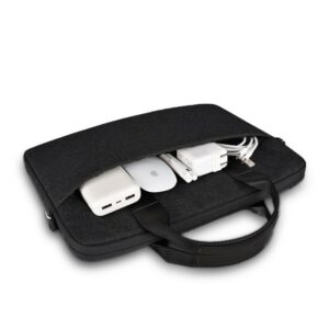 Dunne laptop tas - MacBook tas - Zwart 4