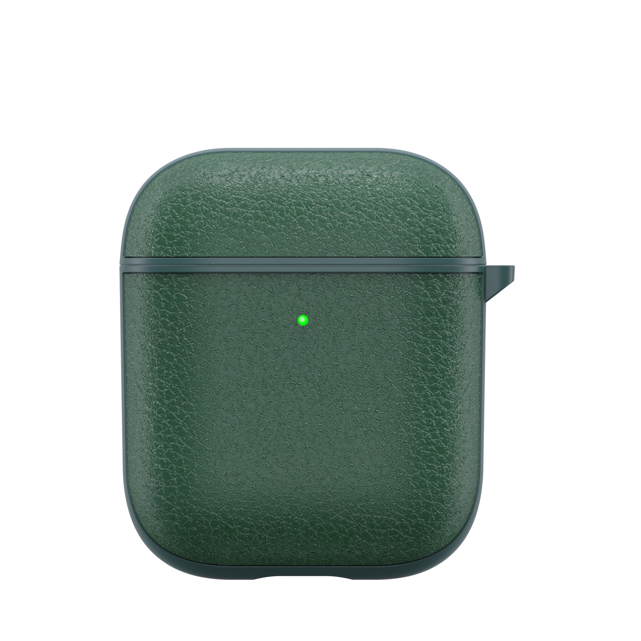 Genuine Leather AirPods Hoesje - Airpods 1 en AirPods 2 - Groen