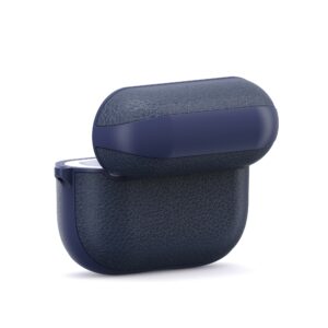 Genuine Leather AirPods Pro Hoesje - Blauw 3