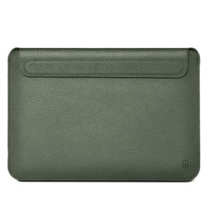 Genuine leather MacBook sleeve 13.3 inch - Groen 1