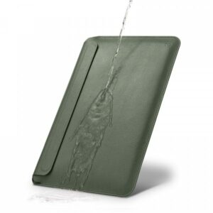 Genuine leather MacBook sleeve 13.3 inch - Groen v4