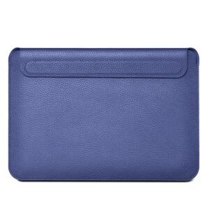 Genuine leather MacBook sleeve - Blauw 1