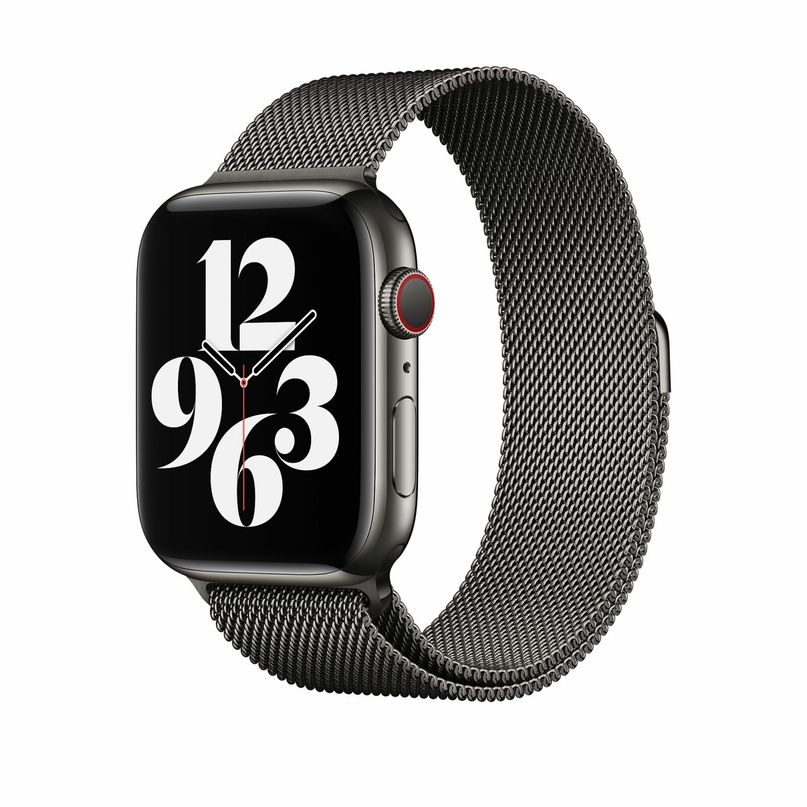 Grafietkleurig Milanees bandje voor de Apple Watch - Grafiet 1