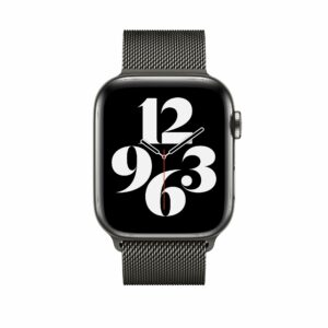 Grafietkleurig Milanees bandje voor de Apple Watch - Grafiet 2