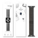 Grafietkleurig Milanees bandje voor de Apple Watch 38-40-41mm