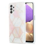 Marmer backcase hoesje Samsung Galaxy A72 - Wit roze cross-sell thumbnail