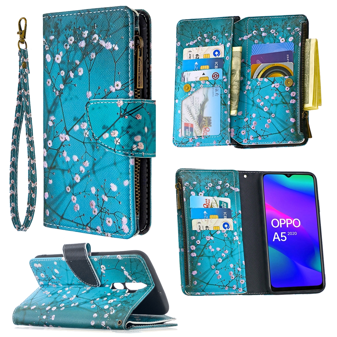 Oppo A5 2020 - Oppo A9 2020 Wallet hoesje - Sierkers