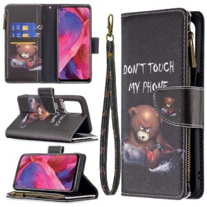 Oppo A54 5G – Oppo 74 5G Wallet hoesje – Don’t Touch Me