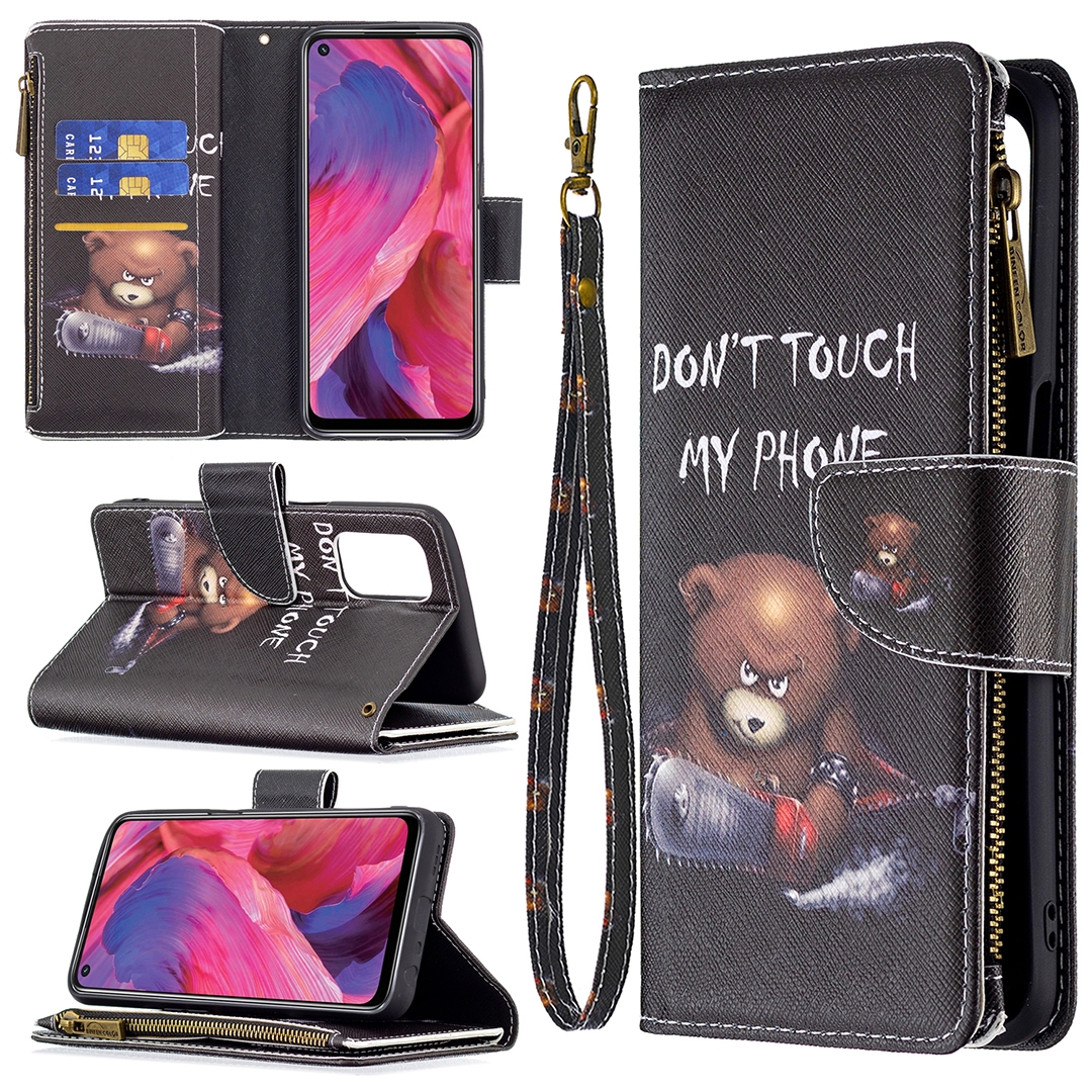 Oppo A54 5G - Oppo 74 5G Wallet hoesje - Don't Touch Me
