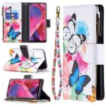 variatie Oppo A54 5G – Oppo 74 5G Wallet hoesje – Vlinder