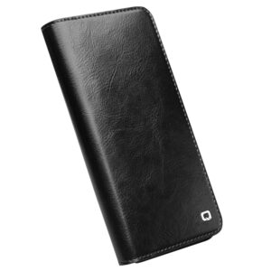 Qialino Genuine Leather hoesje Samsung S22 - Zwart 2