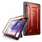 variatie Supcase Full Cover Hoes Samsung Galaxy Tab S7 FE – Rood