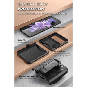 SUPCASE UB Pro Samsung Galaxy Z Flip 3 Hoesje - Zwart 4