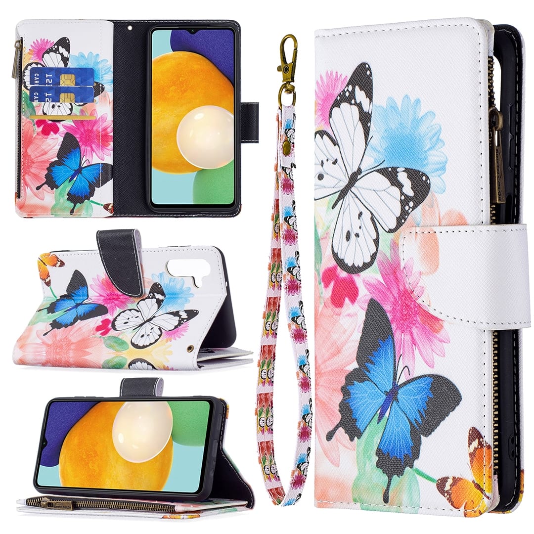 Wallet hoesje Samsung Galaxy A14 - Vlinders