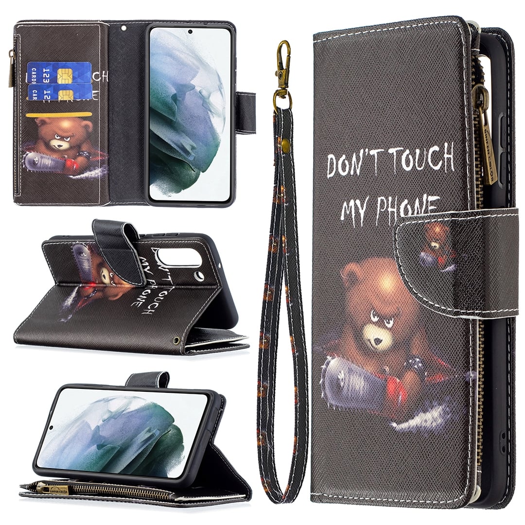 Samsung Galaxy S21 FE Wallet Hoesje - Don't Touch Me