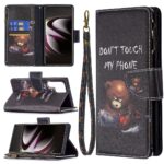 variatie Samsung Galaxy S22 Ultra Wallet Hoesje – Don’t Touch Me