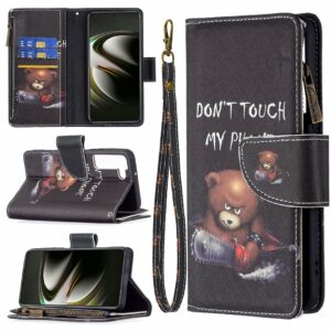 Samsung Galaxy S22 Wallet Hoesje - Don't Touch Me 1