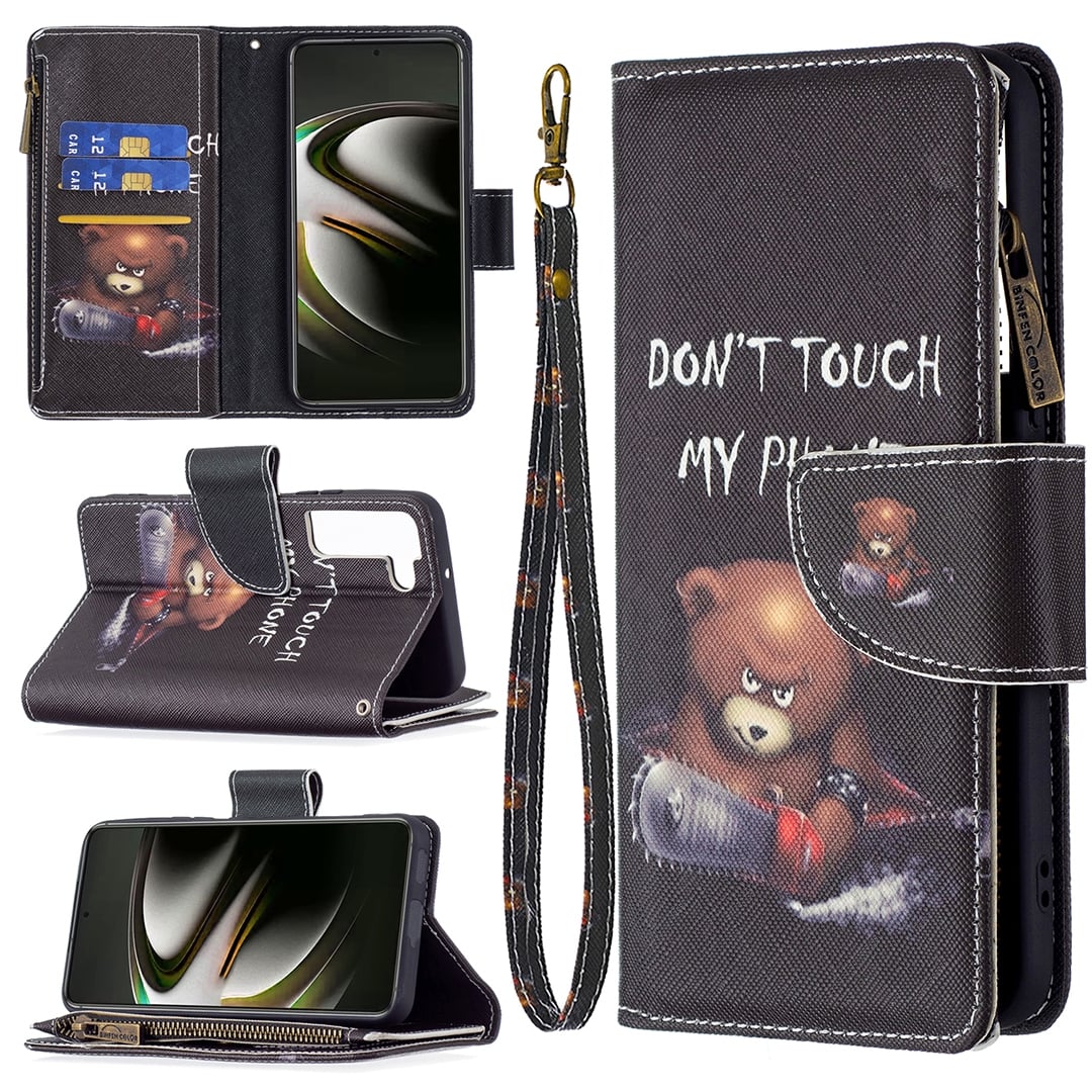 Samsung Galaxy S22 Wallet Hoesje - Don't Touch Me
