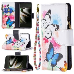 Samsung Galaxy S22 Wallet Hoesje - Vlinder 1