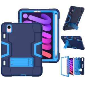 Shock Proof Standcase Hoes iPad Mini 6 Blauw - 8.3 inch 1