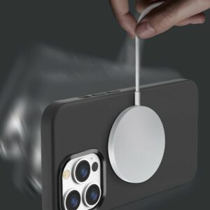 Siliconen MagSafe hoesje iPhone 13 - Middernacht 4
