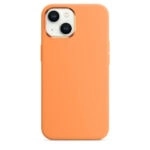 variatie Siliconen Apple Magnetisch hoesje iPhone 13 – Okergeel