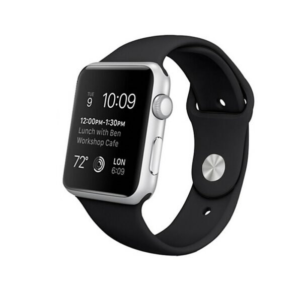 Sportbandje voor Apple Watch 1-7 series 42-44-45mm - Zwart 1