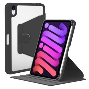 Waltz Draaibare iPad Mini 6 Hoes – 8.3 inch – Zwart