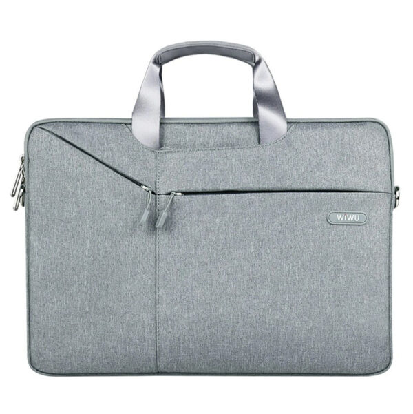 Zakelijke laptop tas tot 13.3 inch - MacBook tas - Lichtgrijs 1