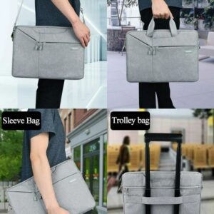 Zakelijke laptop tas tot 13.3 inch - MacBook tas - Lichtgrijs 4
