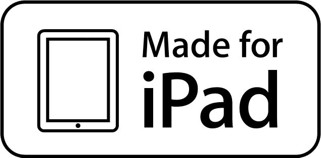 Gemaakt voor iPad logo