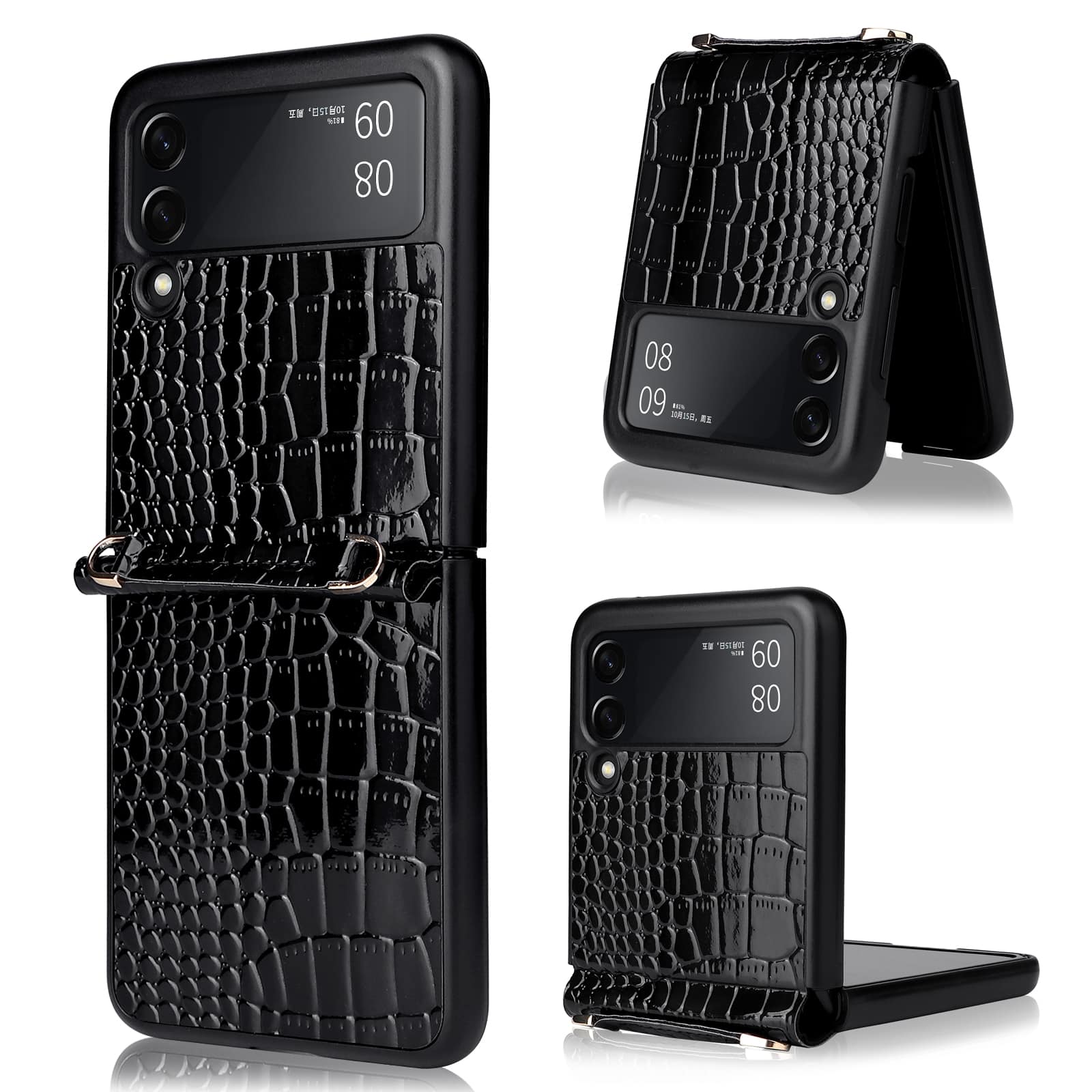 Backcase hoesje Samsung Galaxy Z Flip 3 - Zwart