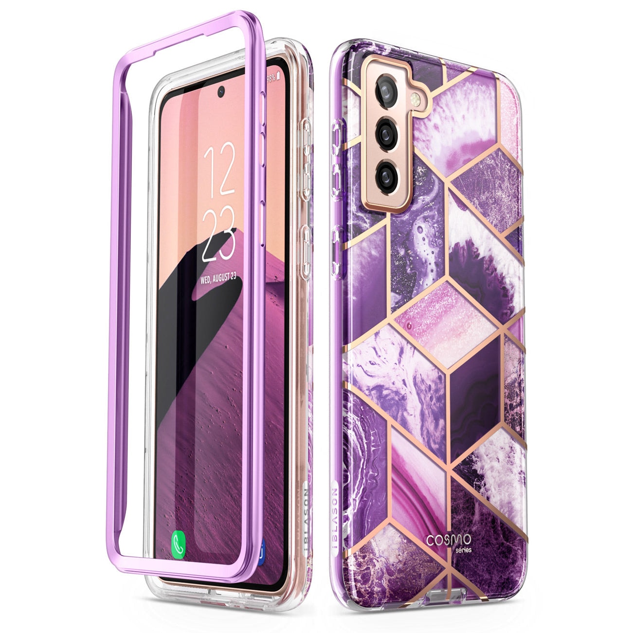 Cosmo 360 hoesje met screenprotector Samsung S22 Plus - Ameth