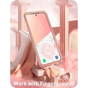 Cosmo 360 hoesje met screenprotector Samsung S22 - Marmer 3