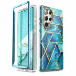 variatie Cosmo 360 hoesje met screenprotector Samsung S22 Ultra – Ocean