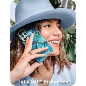 Cosmo 360 hoesje met screenprotector Samsung S22 Ultra - Ocean 6