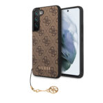 variatie Guess Charms Samsung Galaxy S22 hoesje – Bruin