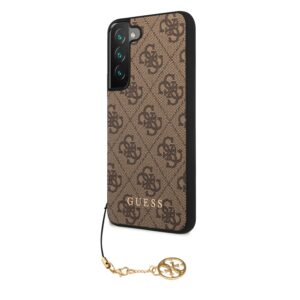 Guess Charms Samsung Galaxy S22 hoesje - Bruin 2