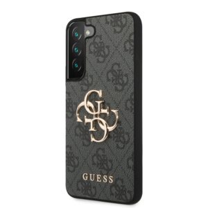 Guess Golden Logo Samsung Galaxy S22 hoesje - Grijs 2