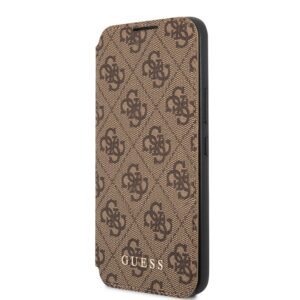 Guess Logo Bookcase hoesje Samsung Galaxy S22 - Bruin 2