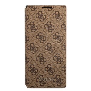 Guess Logo Bookcase hoesje Samsung Galaxy S22 Ultra - Bruin 3